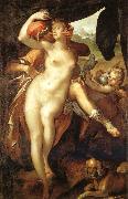 Bartholomeus Spranger, Venus and Adonis